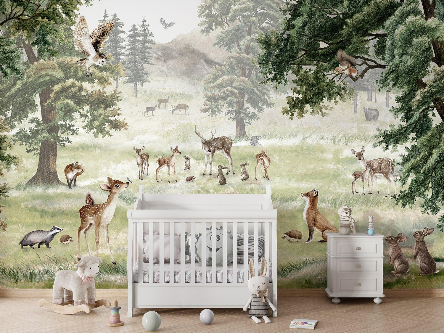 Forest Fun Wallpaper Mural