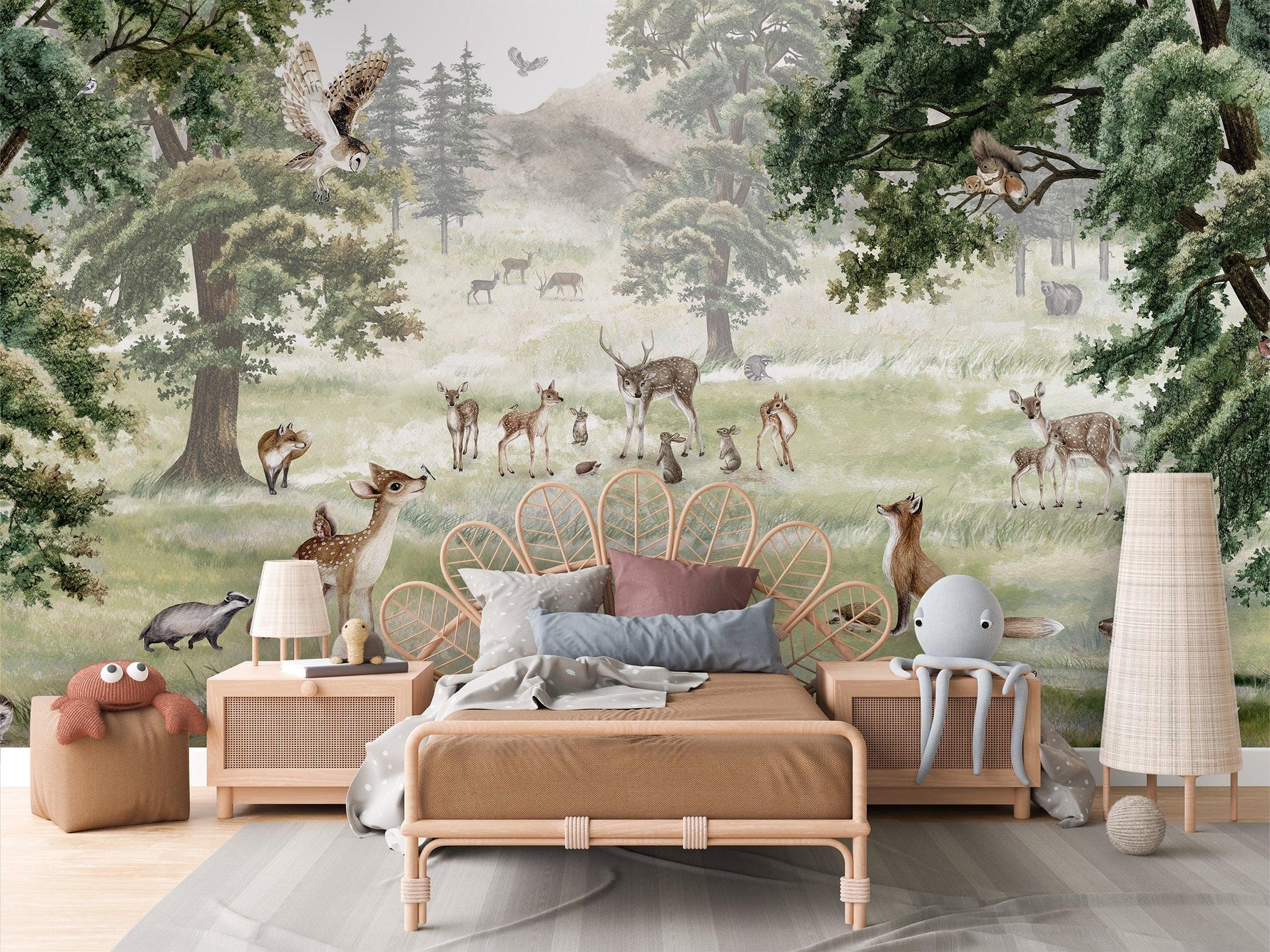 Forest Fun Wallpaper Mural