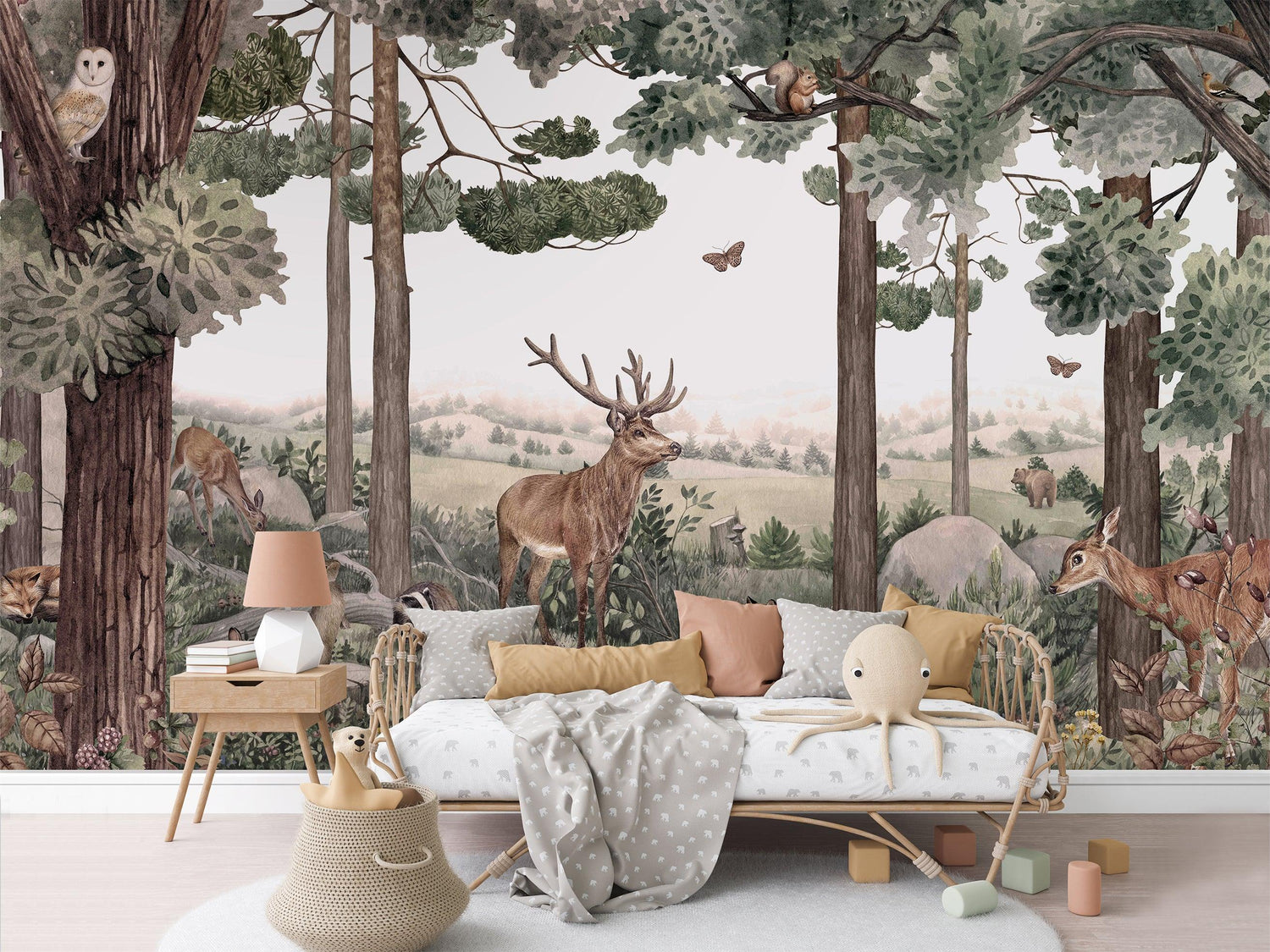 Forest Jive Wallpaper Mural