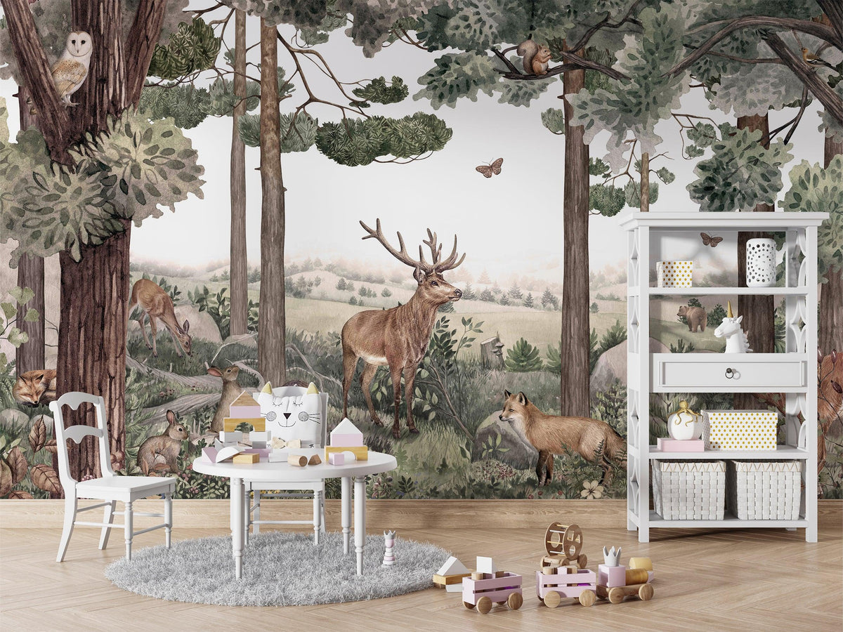 Forest Jive Wallpaper Mural