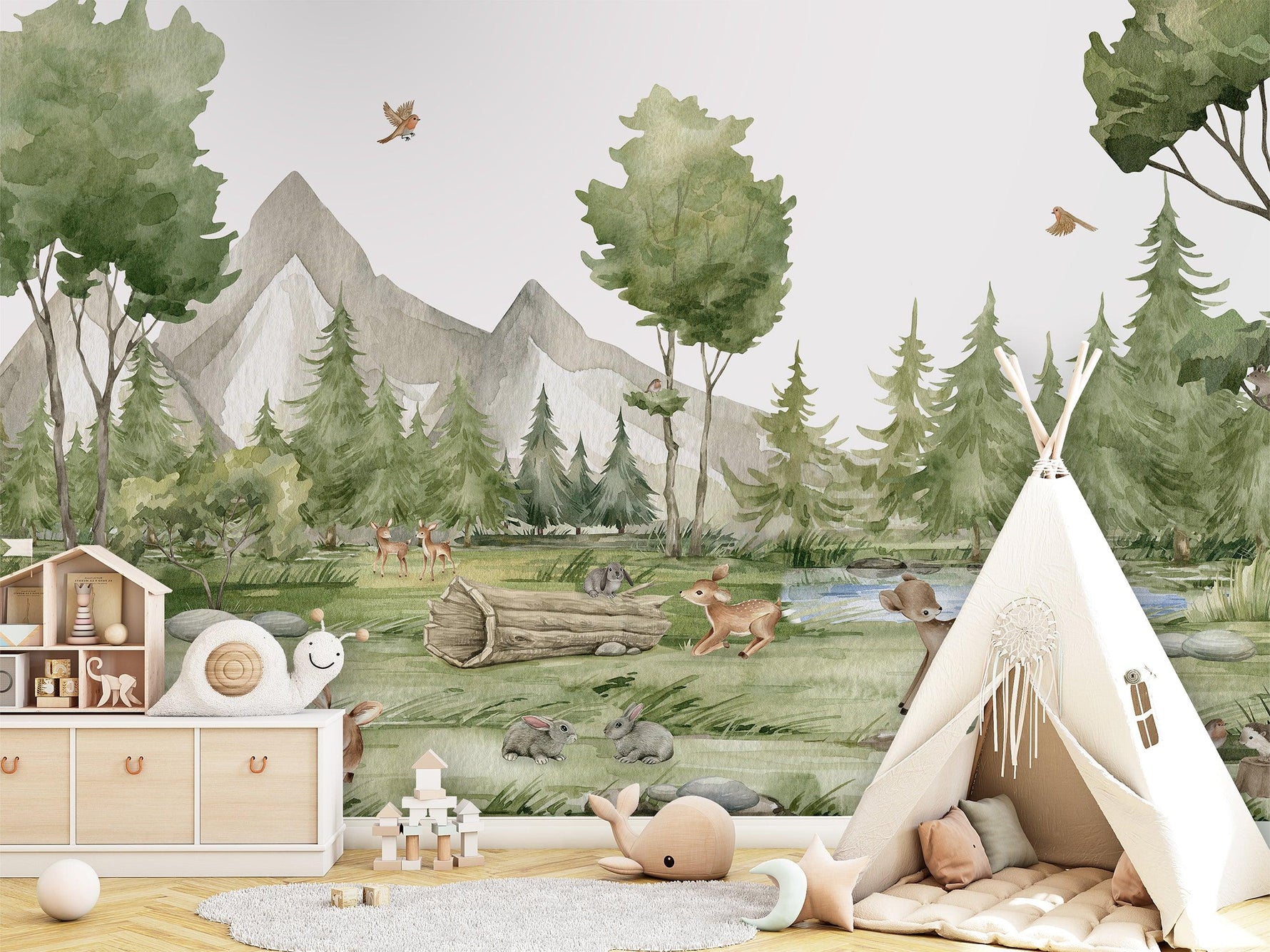 Forest Joy Wallpaper Mural