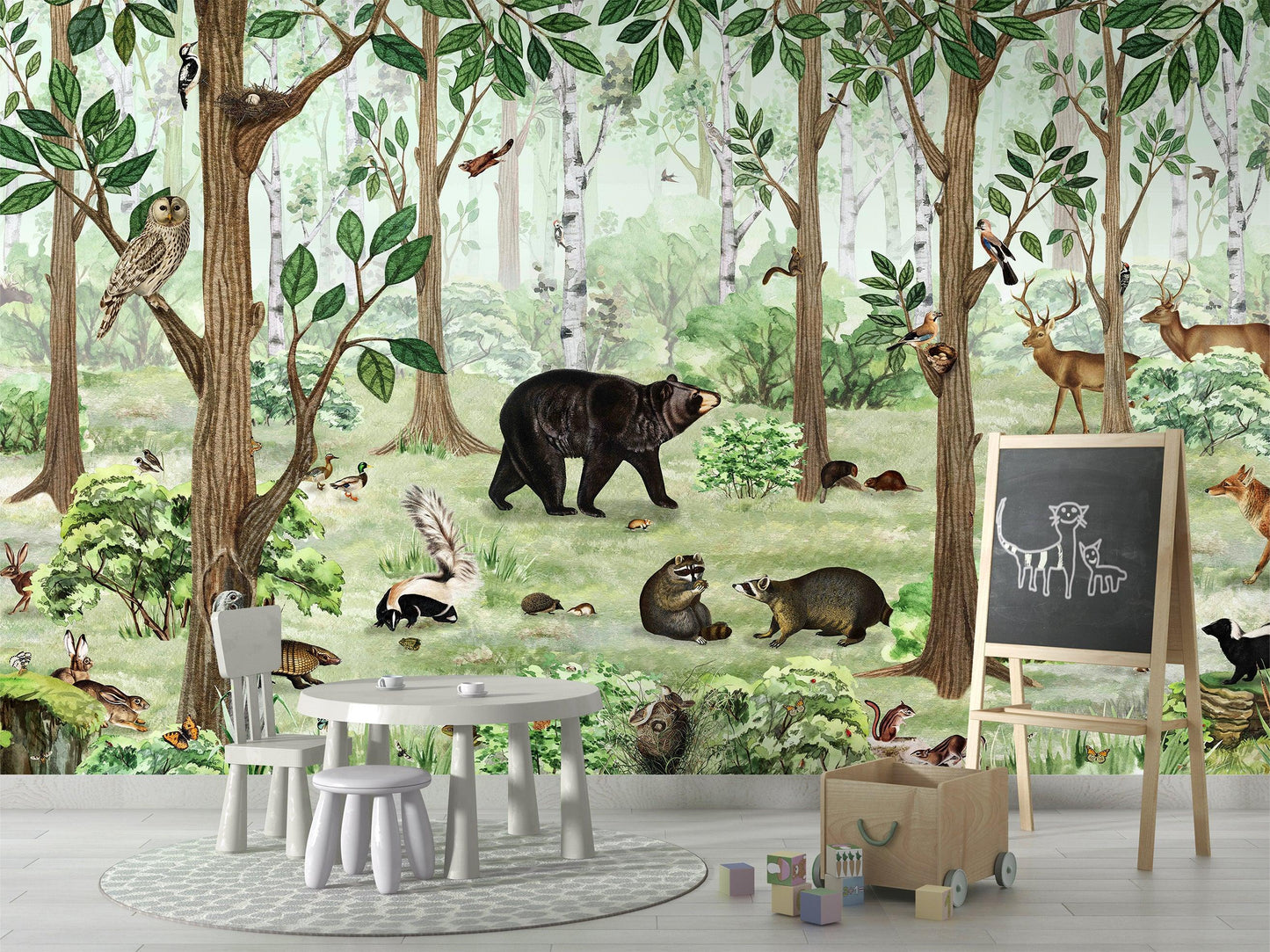 Forest Lookbook Wallpaper Mural - MAIA HOMES