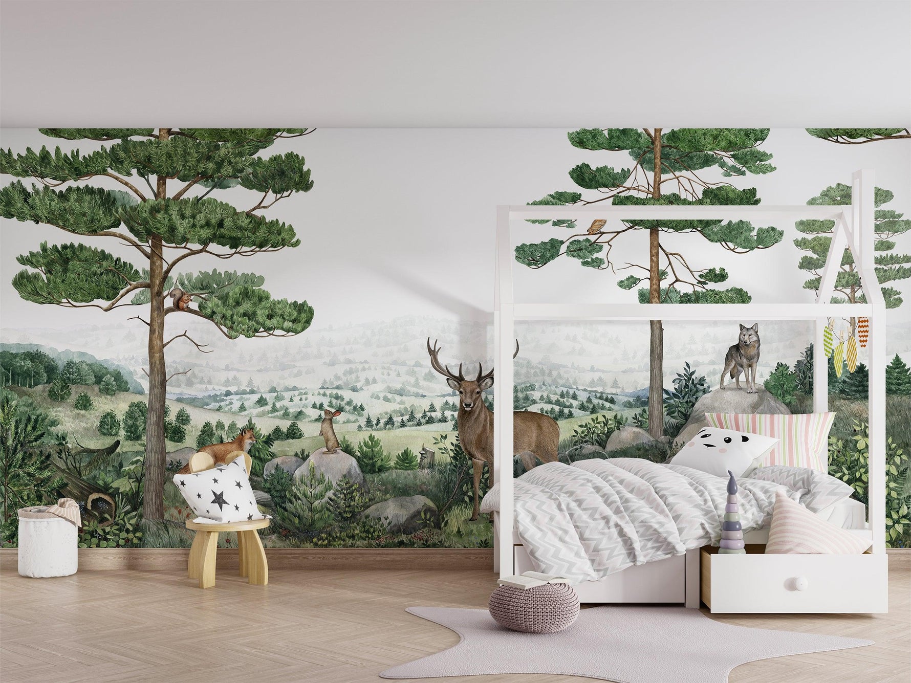 Forest Vista Wallpaper Mural