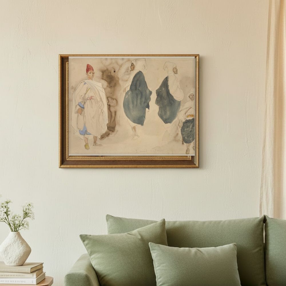 Framed room mockup - sage