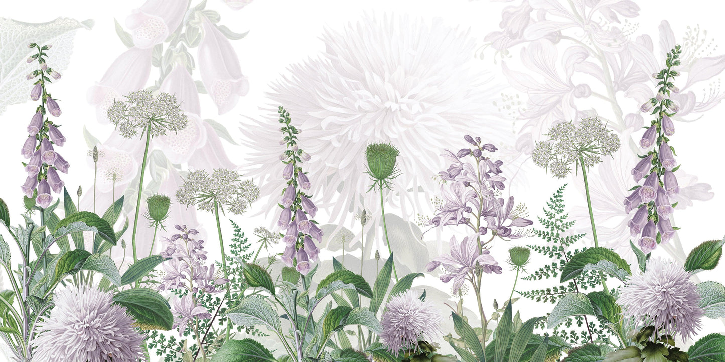 Foxglove Flowers Wallpaper Mural