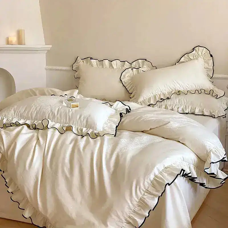 French Princess Ruffle Duvet Set - MAIA HOMES