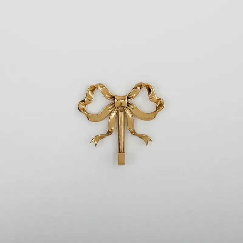 French Retro Bow Shape Brass Wall Hook - MAIA HOMES
