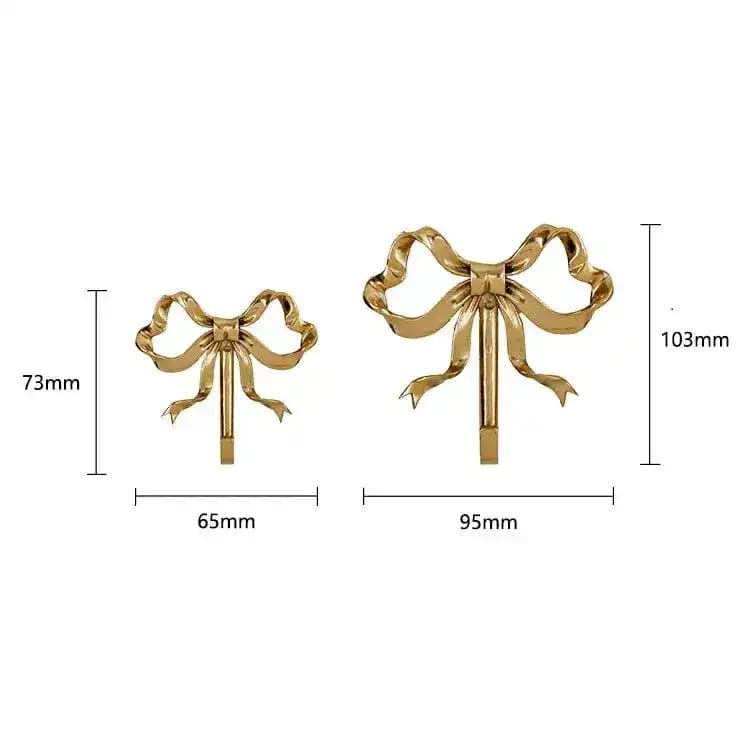 French Retro Bow Shape Brass Wall Hook - MAIA HOMES