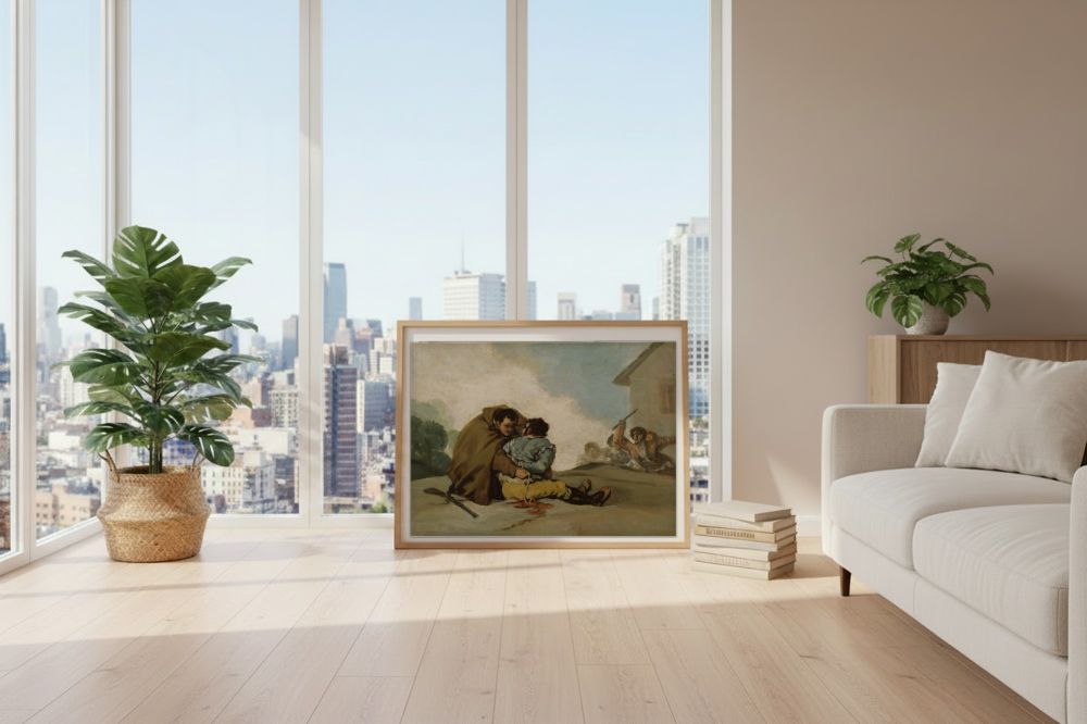 Framed room mockup - loft