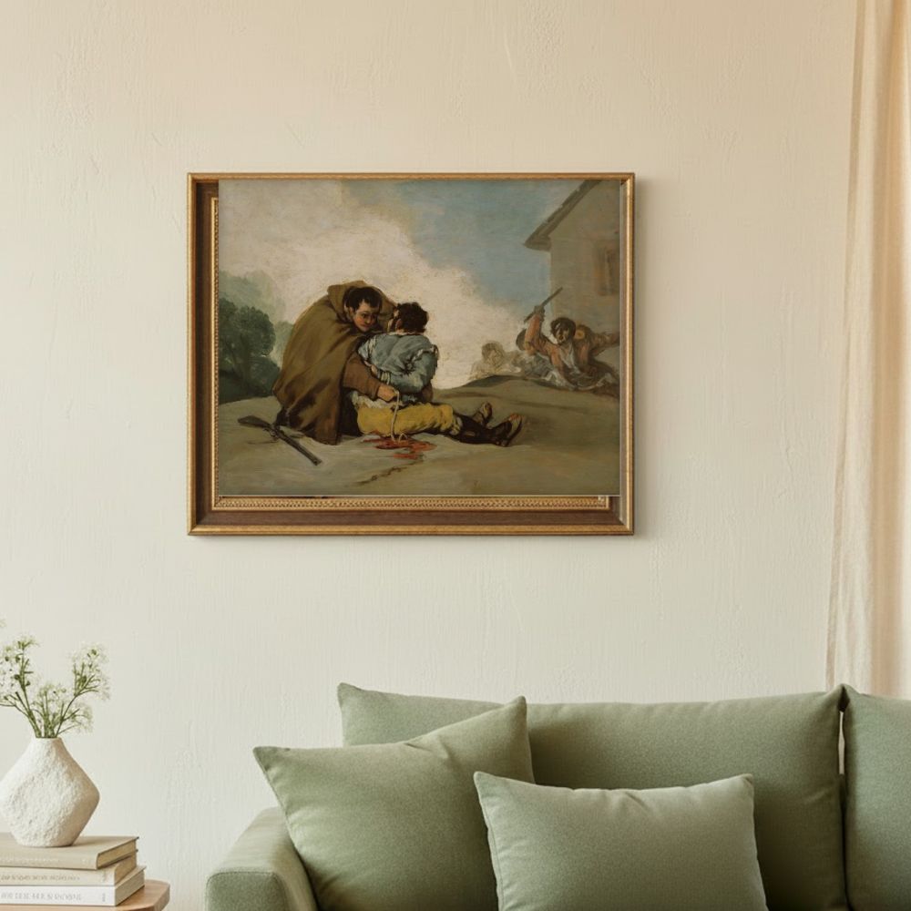 Framed room mockup - sage
