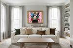 Framed room mockup - gold