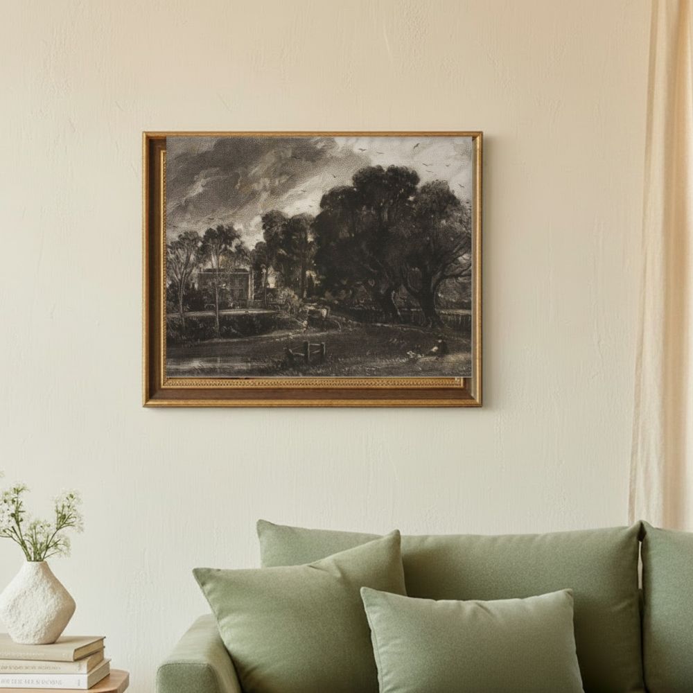 Framed room mockup - sage