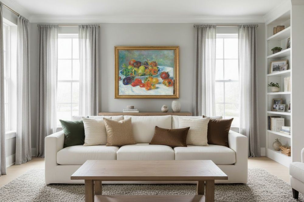 Framed room mockup - gold