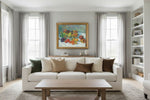 Framed room mockup - gold