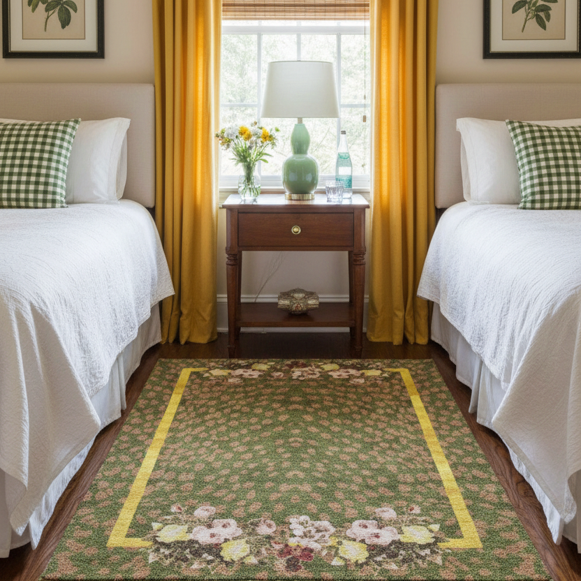 Garden of Courage Hand Tufted Rug