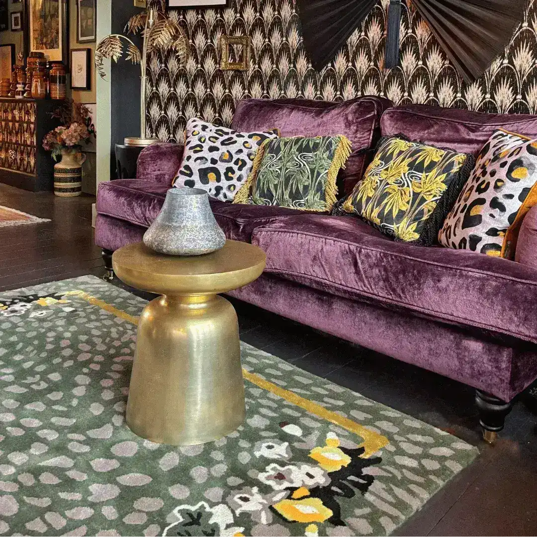 Garden of Courage Hand Tufted Rug - Night - MAIA HOMES