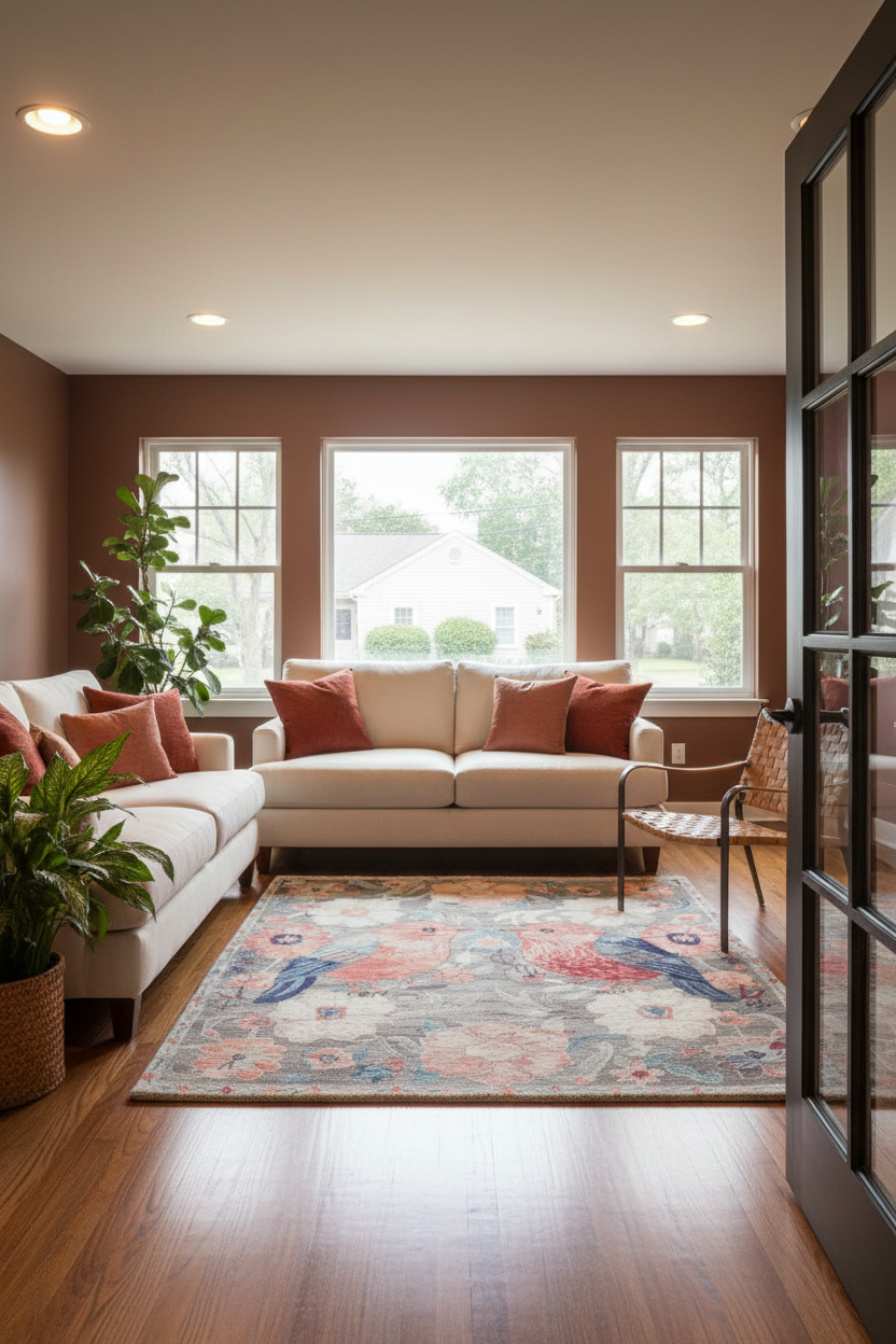 Garden of Song Whispers Hand Tufted Rug