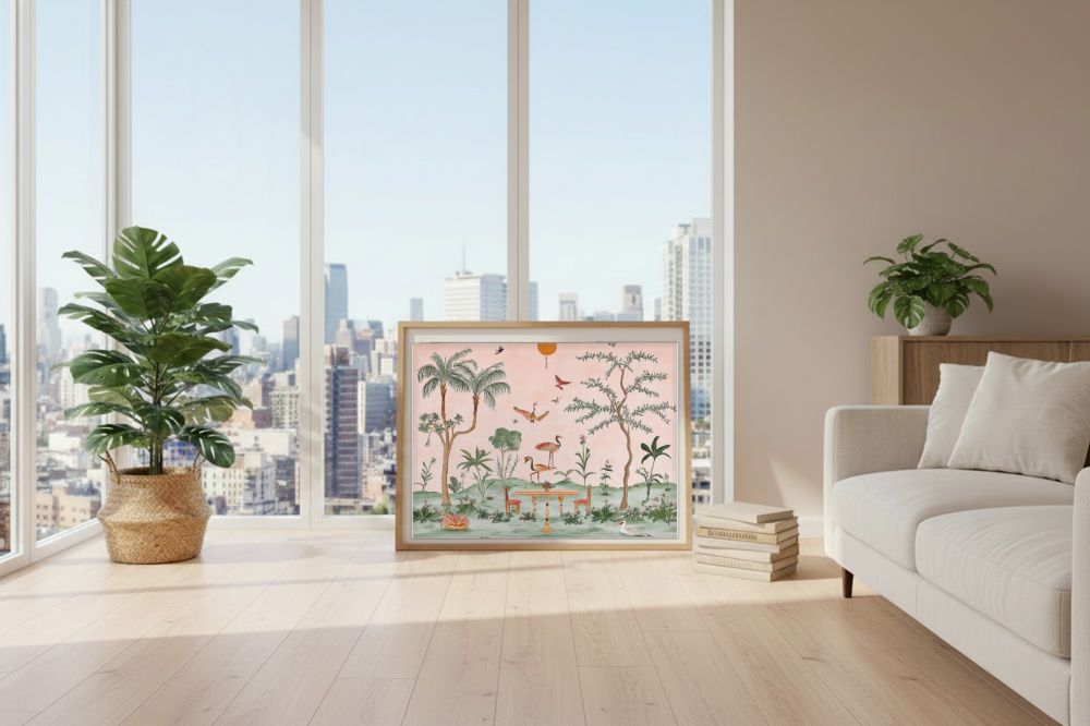 Framed room mockup - loft