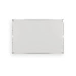 Gemini Zodiac Vintage Serving Tray clear acrylic bottom view white base with corner screw hardware