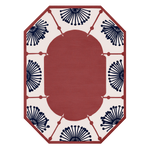 Geo Bloom Medallion Hand Tufted Rug