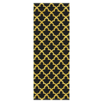 This elegant Golden Art Deco Scale Black Tufted Area Rug features a striking gold geometric pattern on a rich black background, ideal for enhancing the decor in both bedrooms and living rooms. Made from high-quality wool, this rug adds a touch of luxury and sophistication to any space, making it perfect for those seeking stylish area rugs for living room settings.