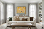 Framed room mockup - gold