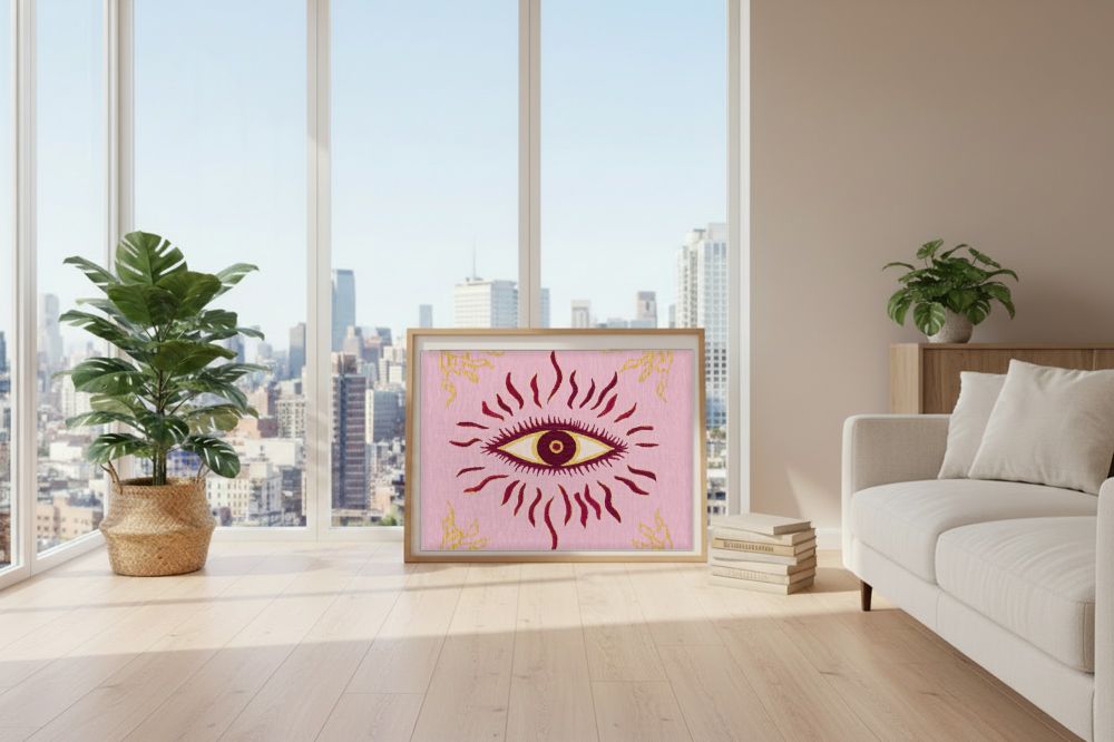 Framed room mockup - loft