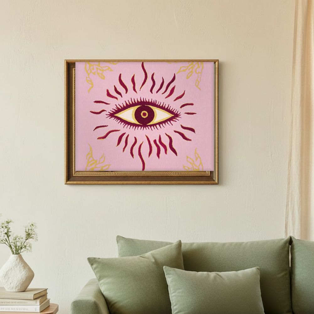 Framed room mockup - sage