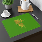 Golden Palm Tree Placemat