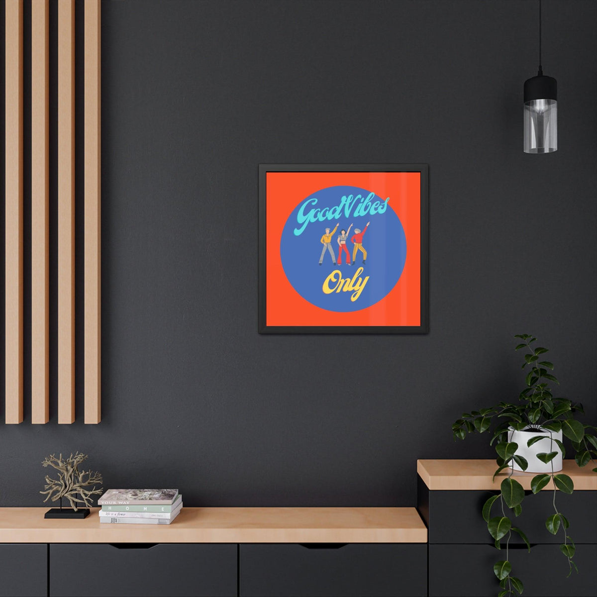 Good Vibes Only Dancers Poster Wall Art