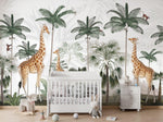 Gracious Giraffes Wallpaper Mural