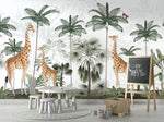 Gracious Giraffes Wallpaper Mural