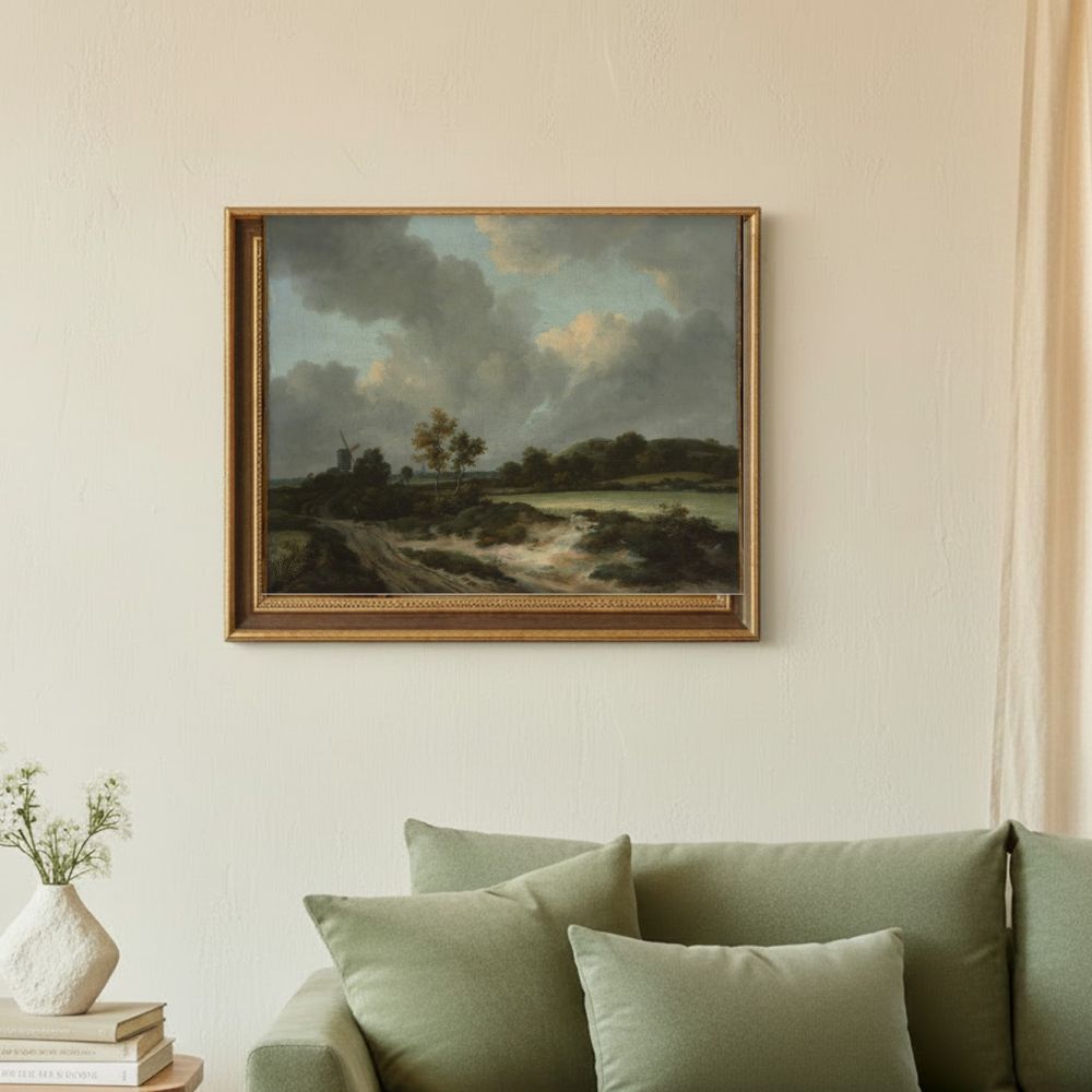 Framed room mockup - sage