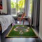 Green and Black Snake Hand Tufted Wool Area Rug - MAIA HOMES