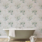 Green Eucalyptus Leaves and Branches Wallpaper Mural