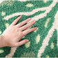Green Monstera Leaf Shape Bath Mat - MAIA HOMES