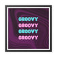 Groovy Purple Funky Poster Wall Art - MAIA HOMES