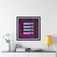 Groovy Purple Funky Poster Wall Art - MAIA HOMES