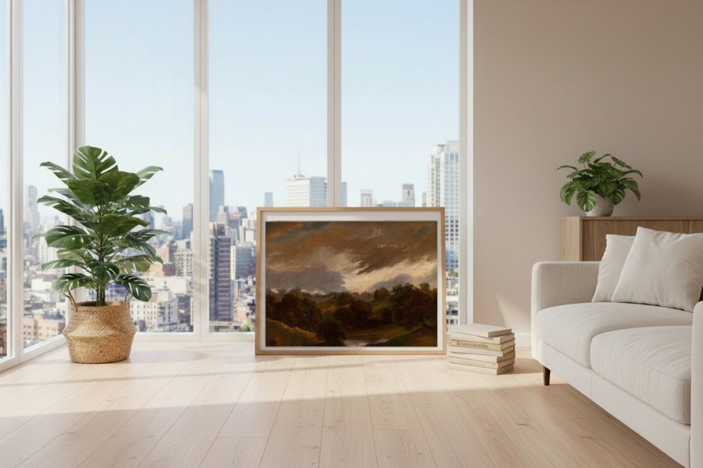 Framed room mockup - loft