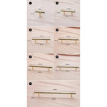 Hand-crafted Hammered Brass Cabinet Drawer Pull