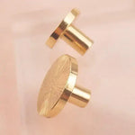 Handcrafted Hammered Brass Cabinet Drawer Knobs