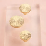 Handcrafted Hammered Brass Cabinet Drawer Knobs