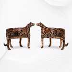 Hand-Carved Mango Wood Tiger Accent Chair
