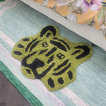 Handmade Cotton Lion Face Shaped Bath Mat