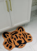 Handmade Cotton Lion Face Shaped Bath Mat