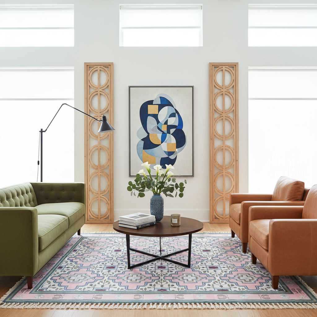 Handmade Jaipur Vintage Palace Cotton Area Rug