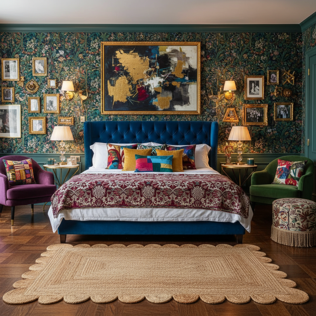 Handmade Scalloped Jute Rug