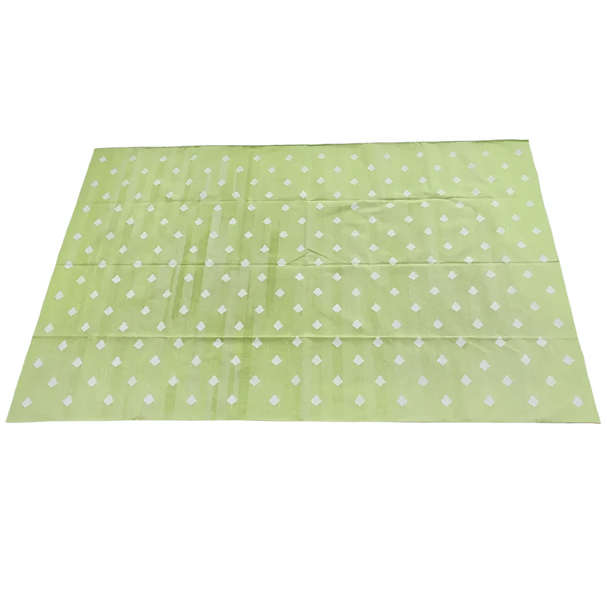 Handwoven Reversible Diamond Cotton Rug - Olive