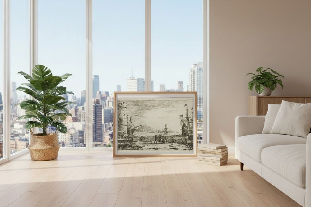 Framed room mockup - loft