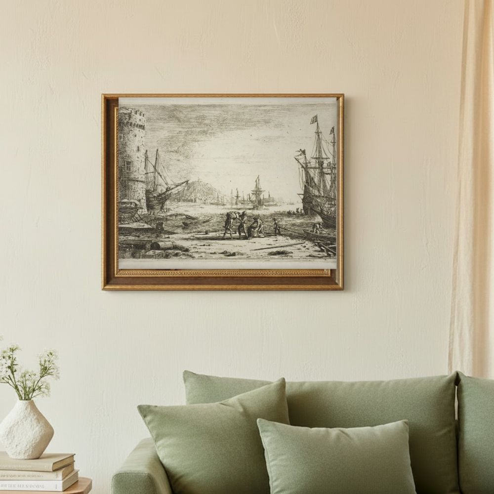 Framed room mockup - sage